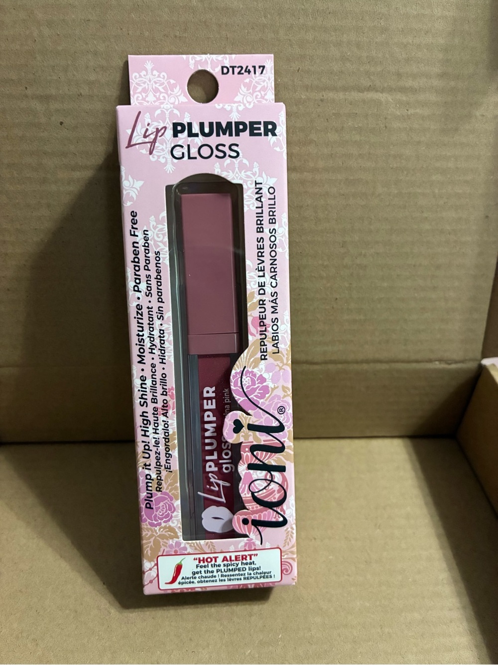 Ioni Lip Plumper Gloss - Carmina Pink